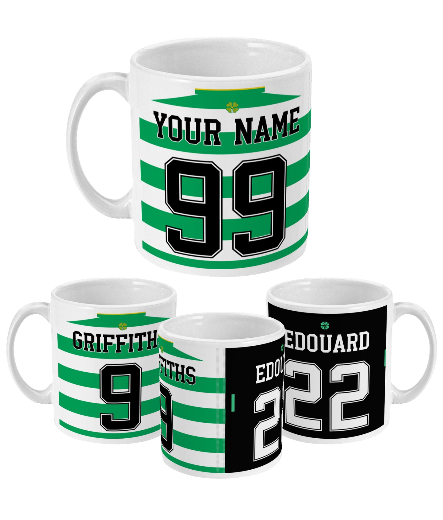 Celtic - Personalised 2020/21 Home/Away Mug