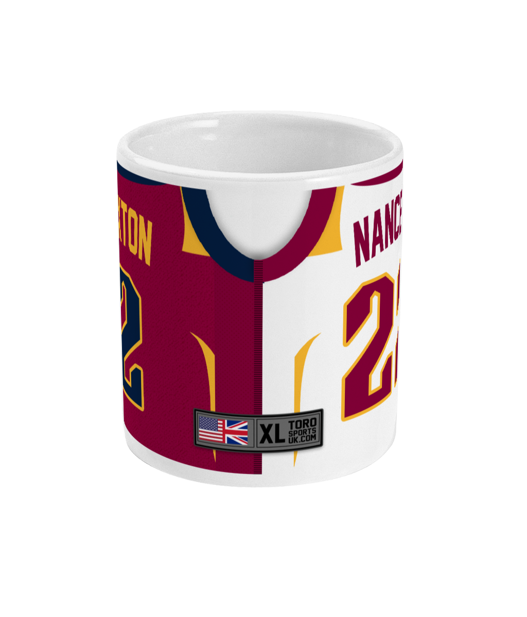 Cleveland - Custom Personalised Basketball Jersey Mug