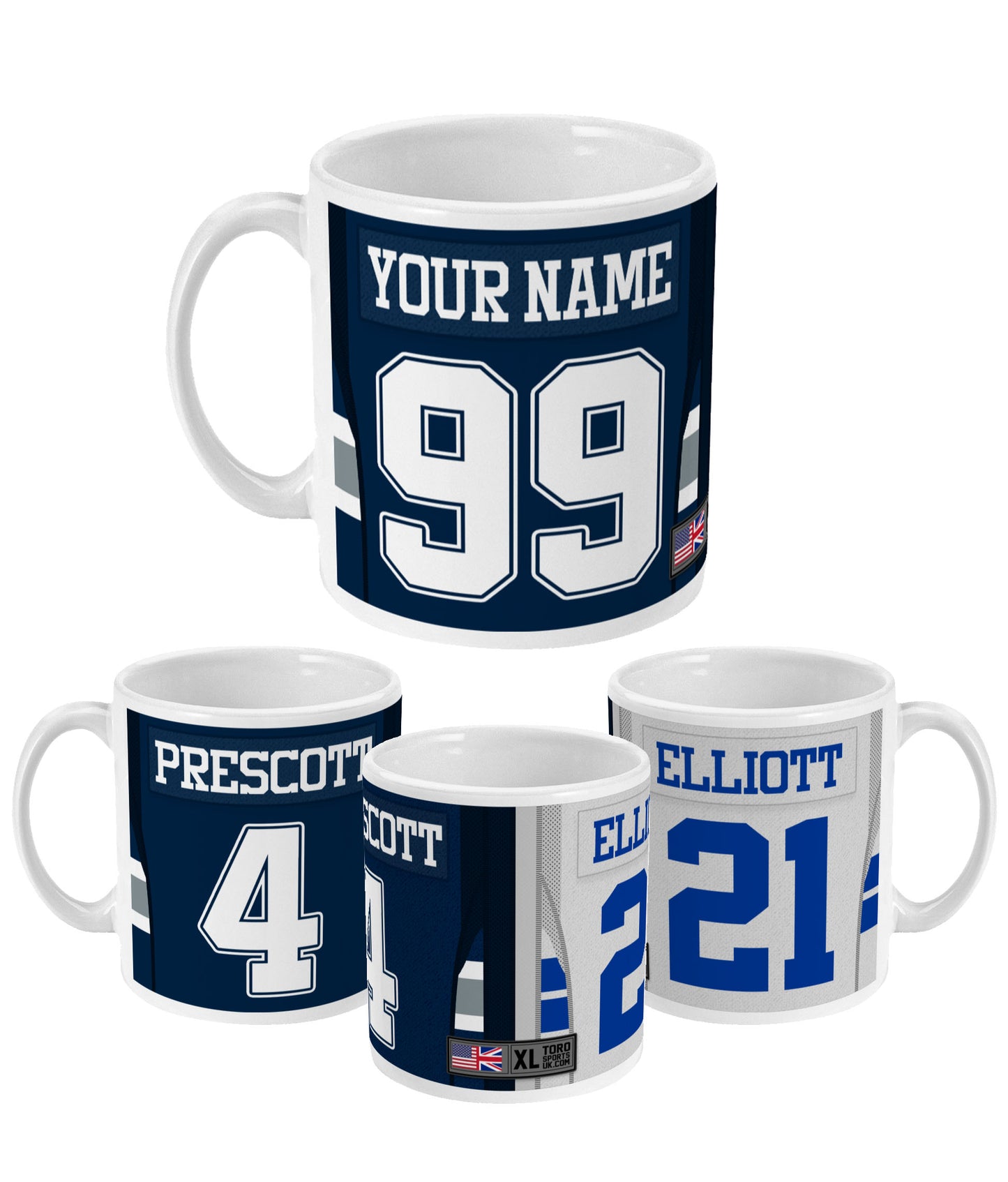 Dallas - Personalised Home/Road Mug