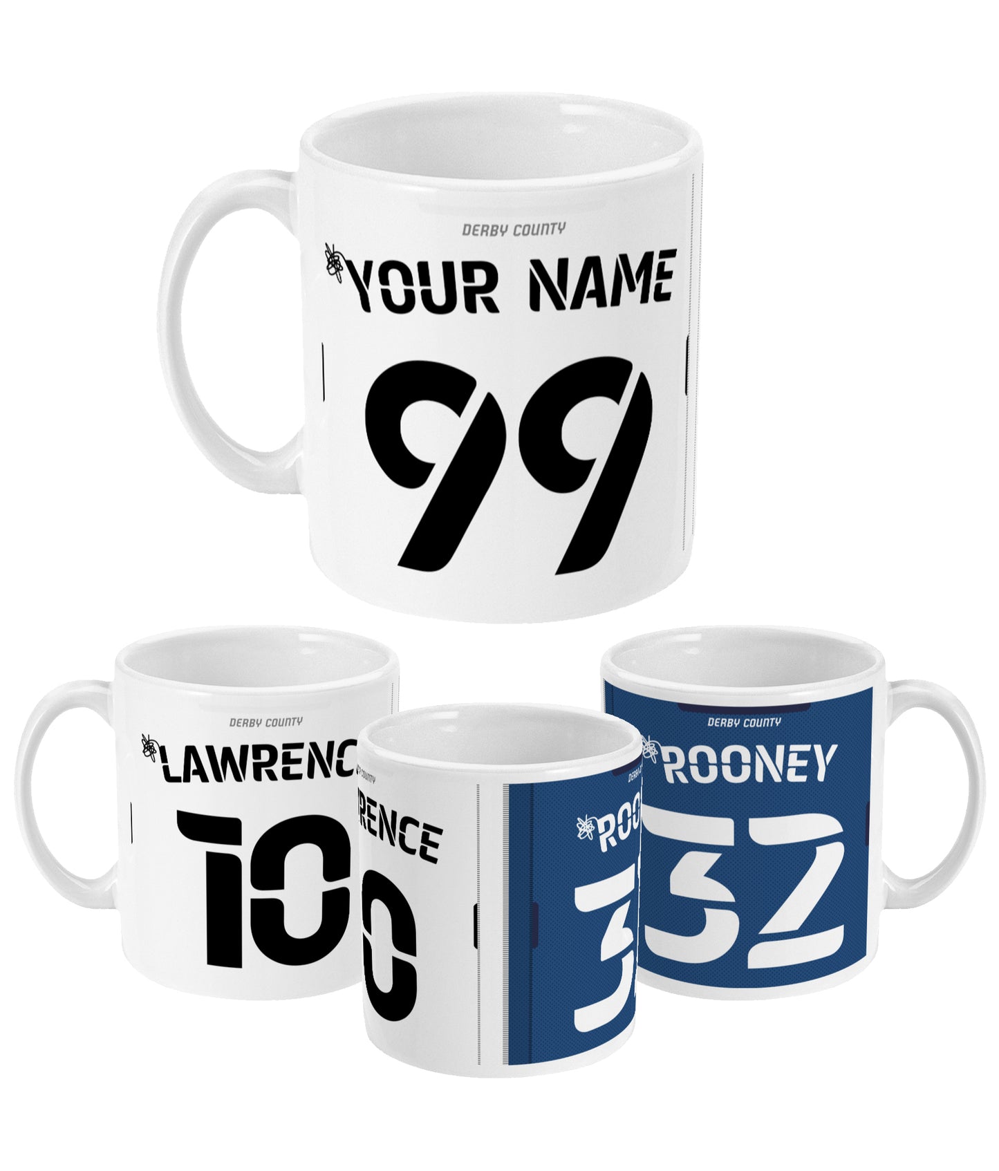 Derby County - Personalised Home/Away Mug