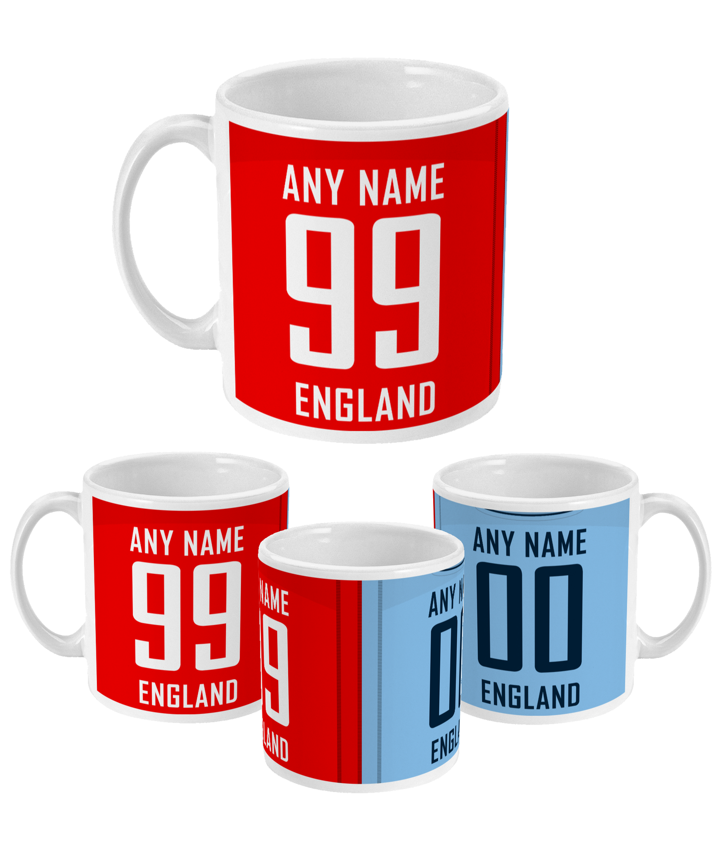 England Cricket 2021 - Personalised T20/ODI Mug