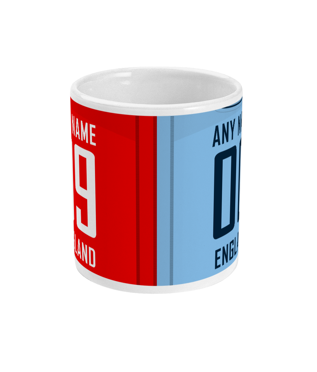 England Cricket 2021 - Personalised T20/ODI Mug