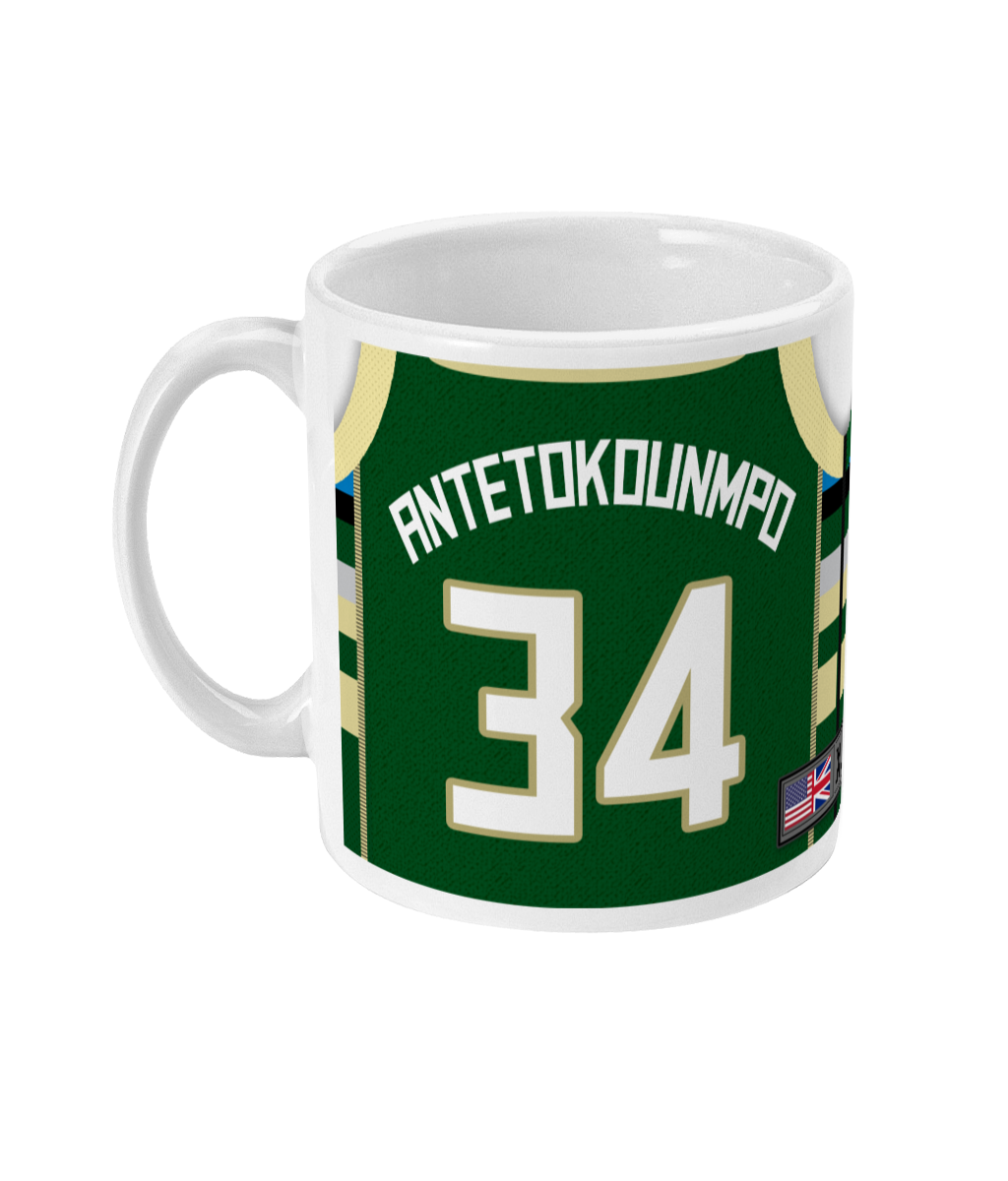 Milwaukee - Custom Personalised Basketball Jersey Mug