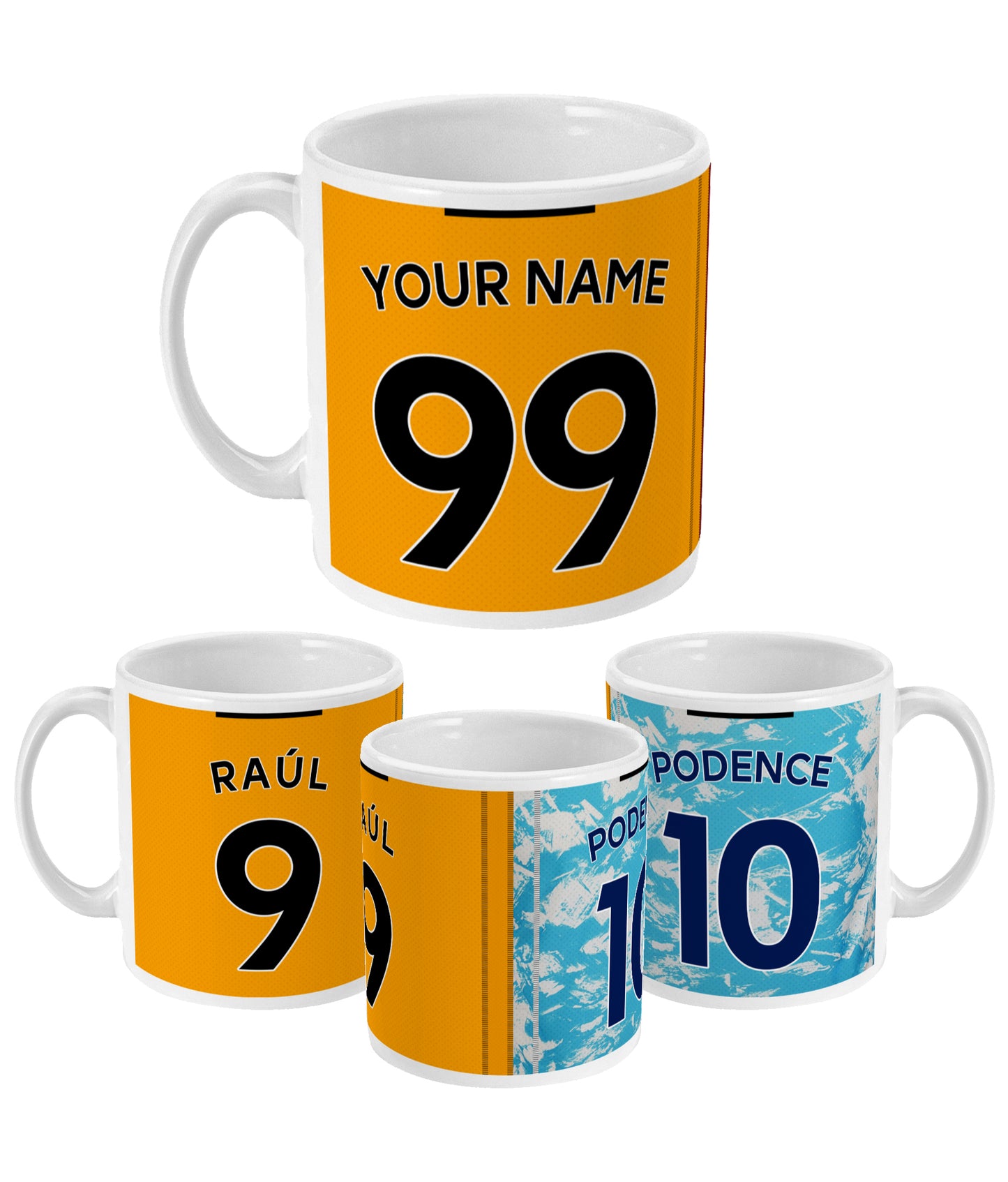 Wolves - Personalised Home/Away Mug