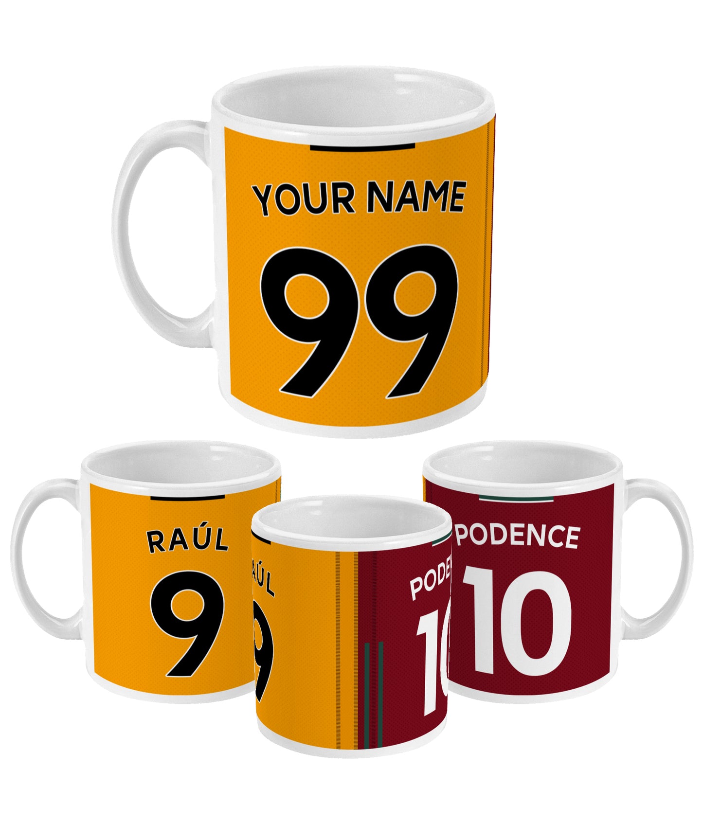 Wolves - Personalised Home/Third Mug