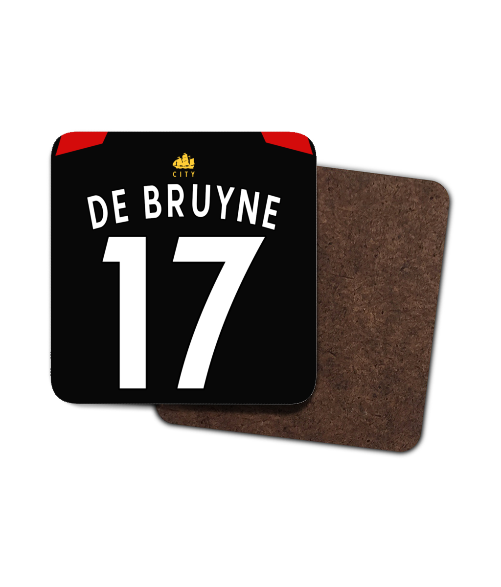 Man City - Personalised 2022/23 Away Drinks Coaster