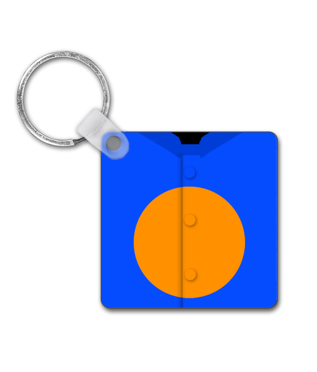 Michael Tabor Silks - Double Sided Keyring
