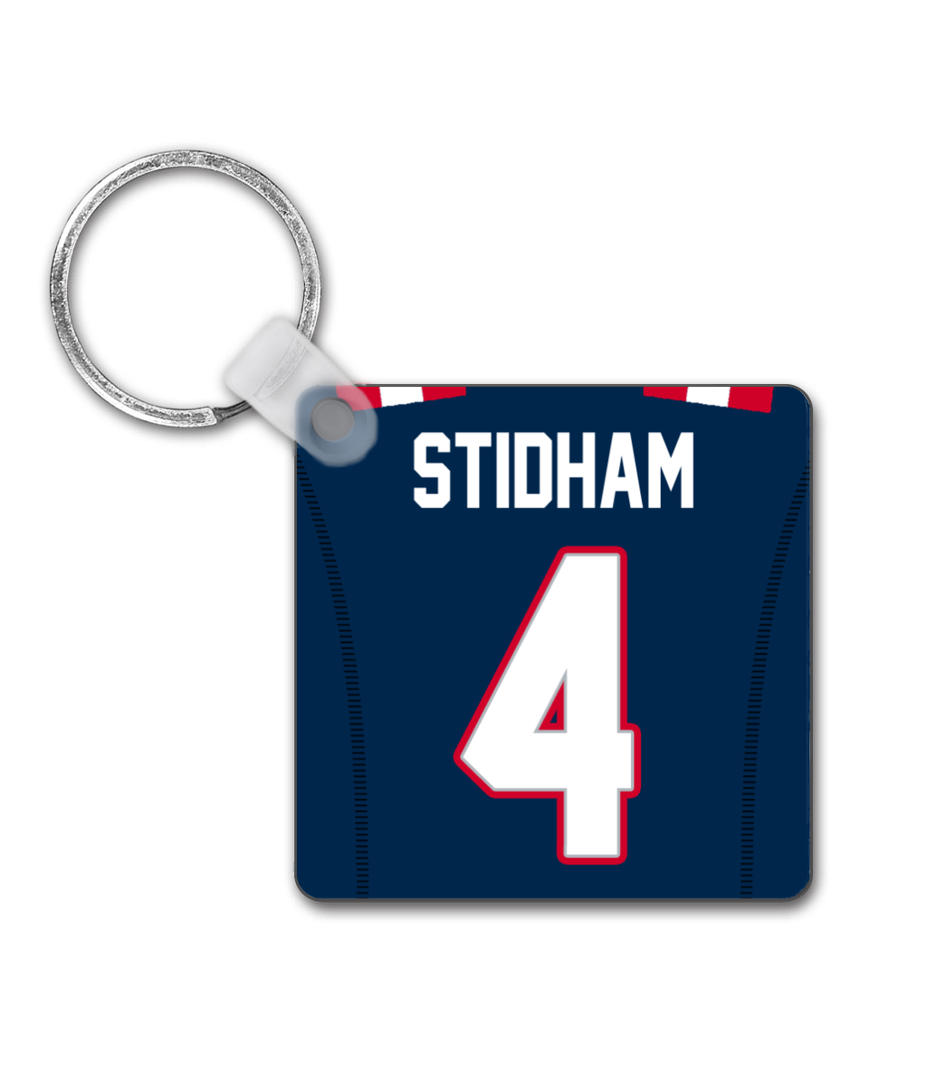New England - Personalised Keyring