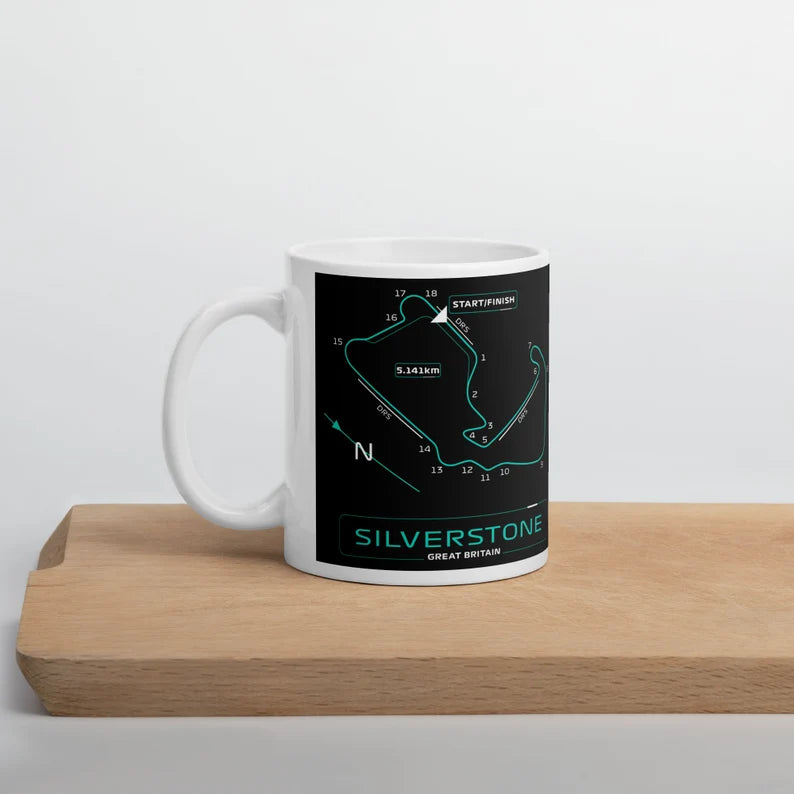 Lewis Hamilton 44 Silverstone Mug