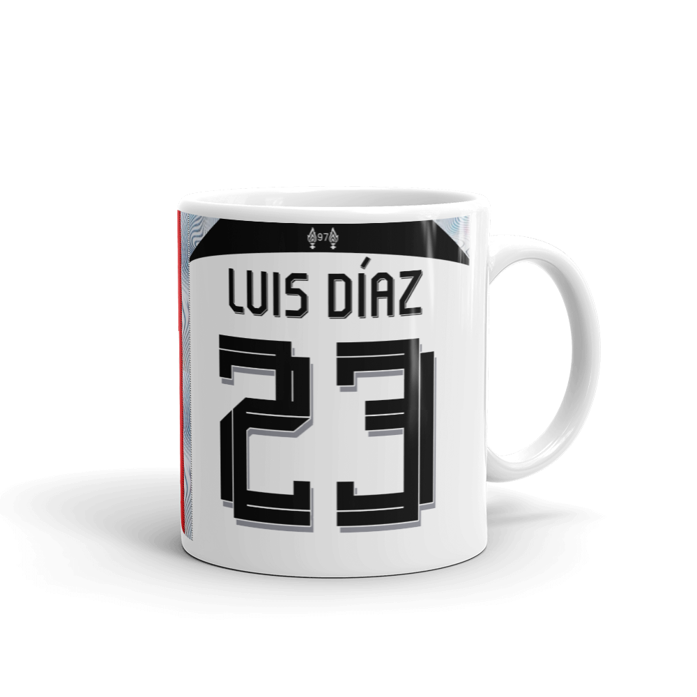 Liverpool - 2022/23 Personalised Home Away Shirt Mug