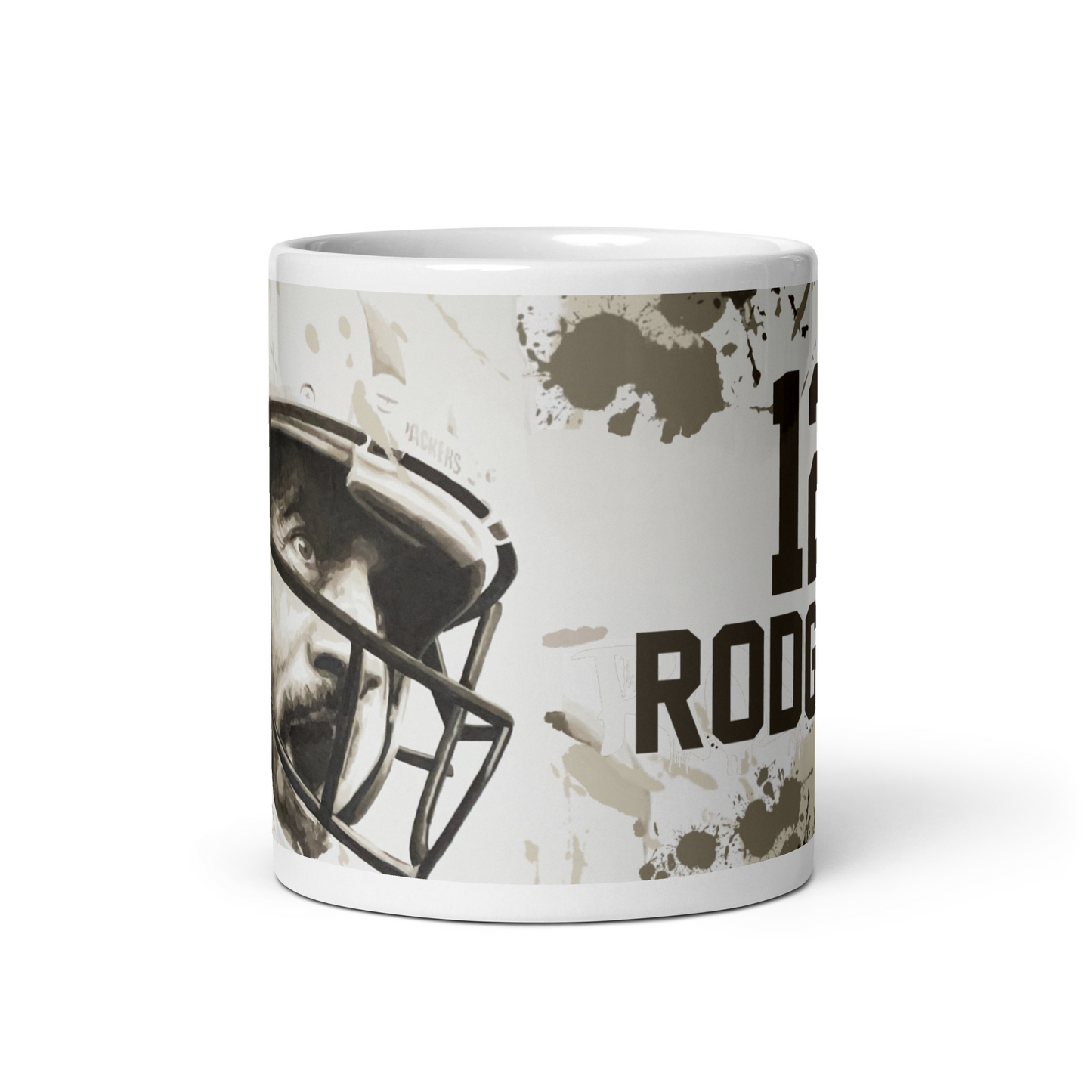 Sportraits - Hand Drawn Aaron Rodgers Mug