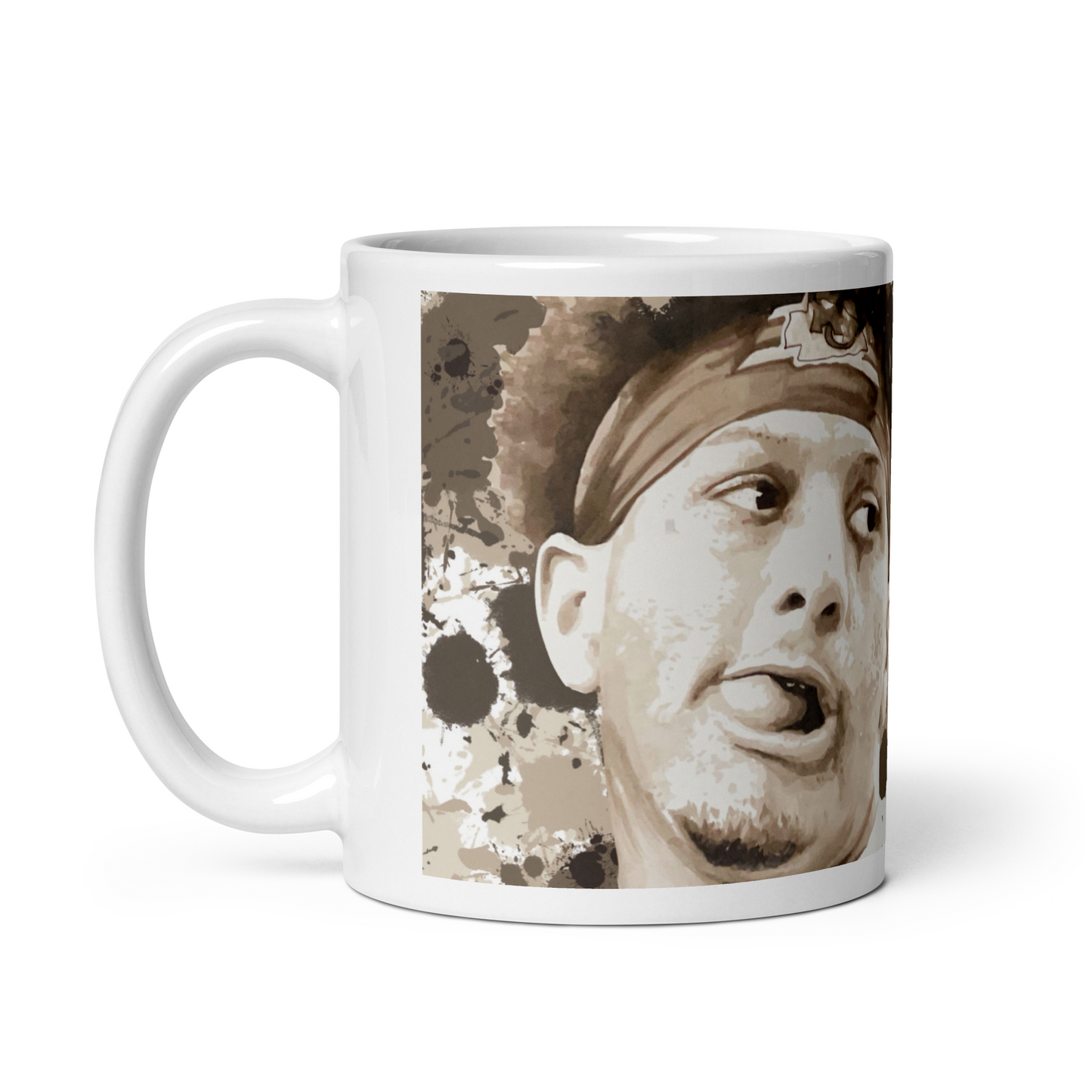 Sportraits - Hand Drawn Patrick Mahomes Mug