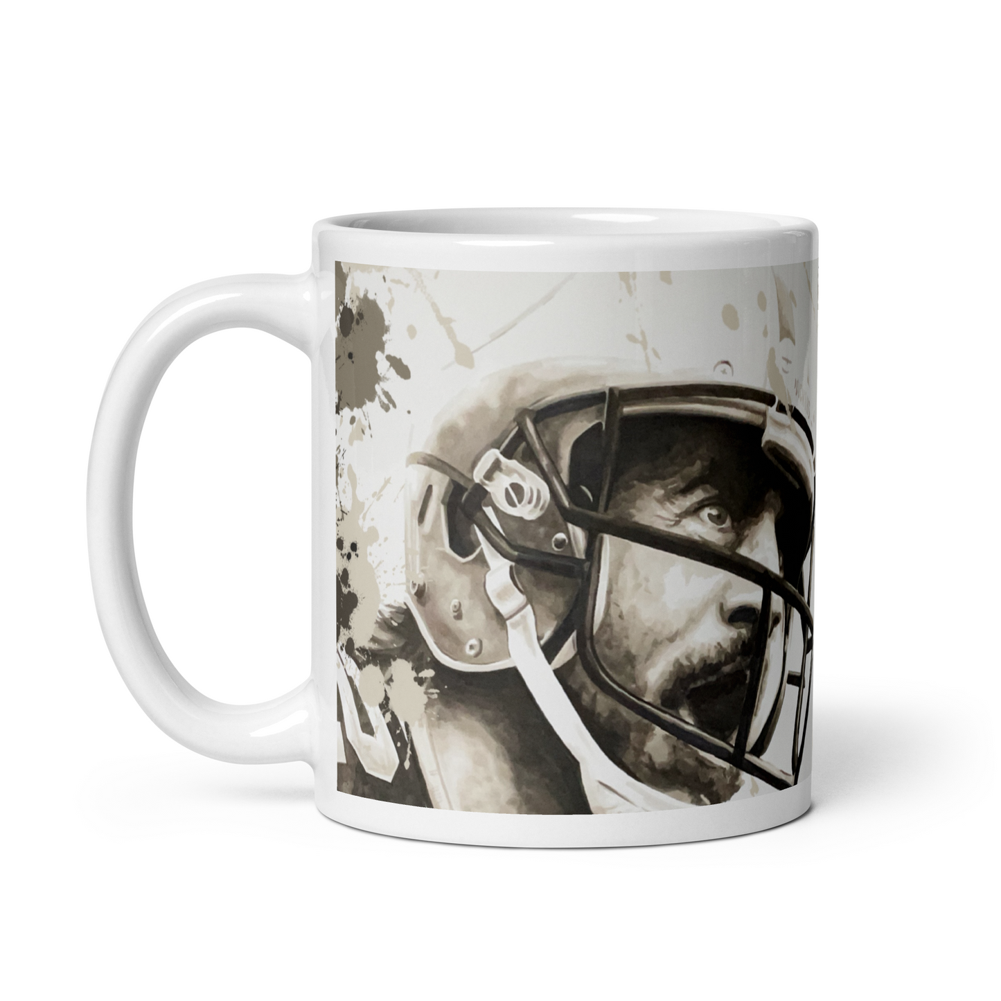 Sportraits - Hand Drawn Aaron Rodgers Mug