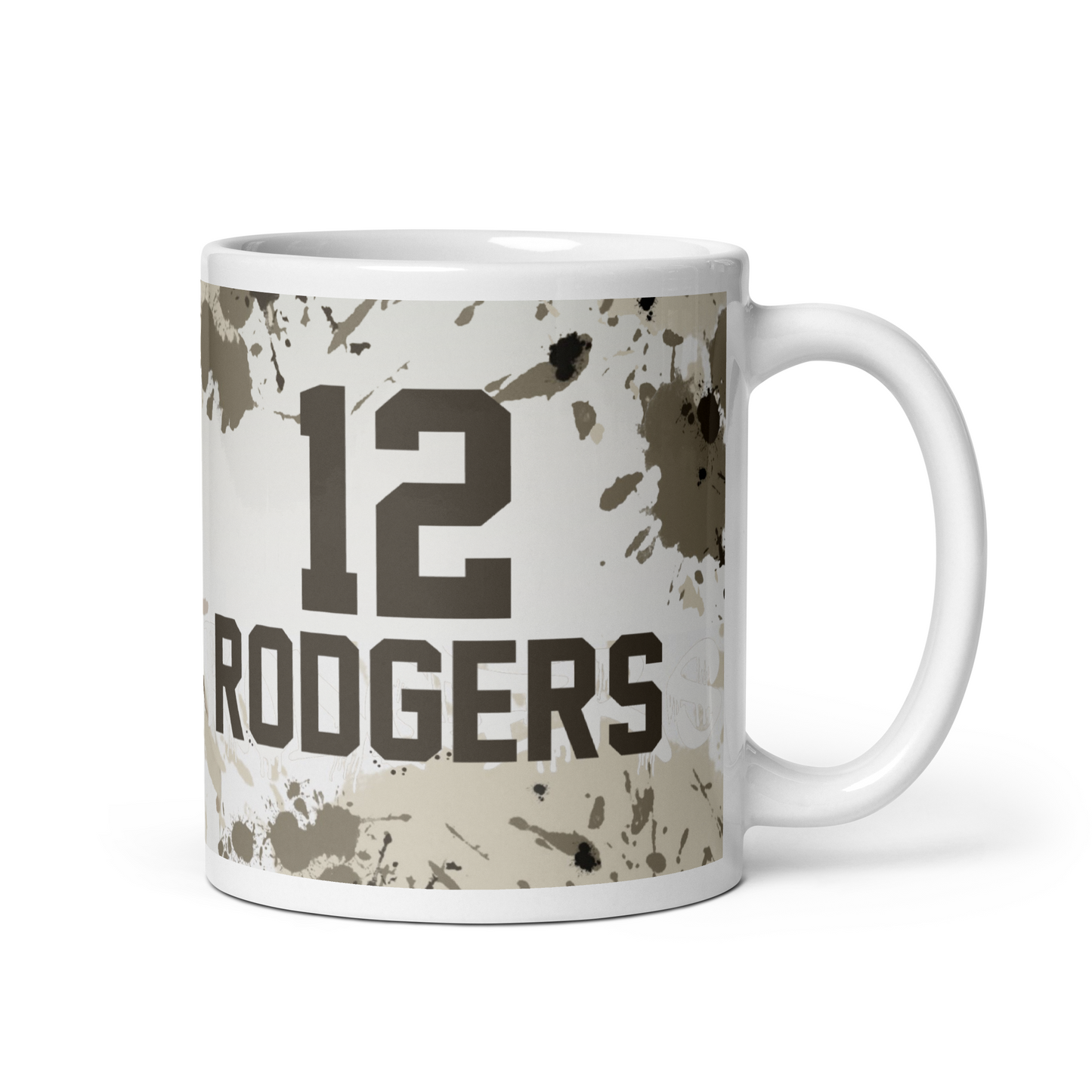 Sportraits - Hand Drawn Aaron Rodgers Mug