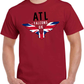 ATL Falcons UK Large Logo T-Shirt - Red