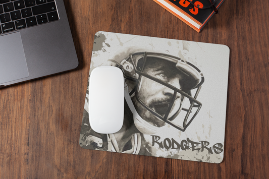 Aaron Rodgers Sportraits Mouse Mat