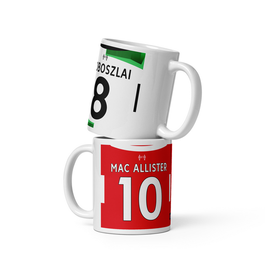 Liverpool - 2023/24 Personalised Home Away Shirt Mug