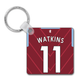 Aston Villa - Personalised Keyring