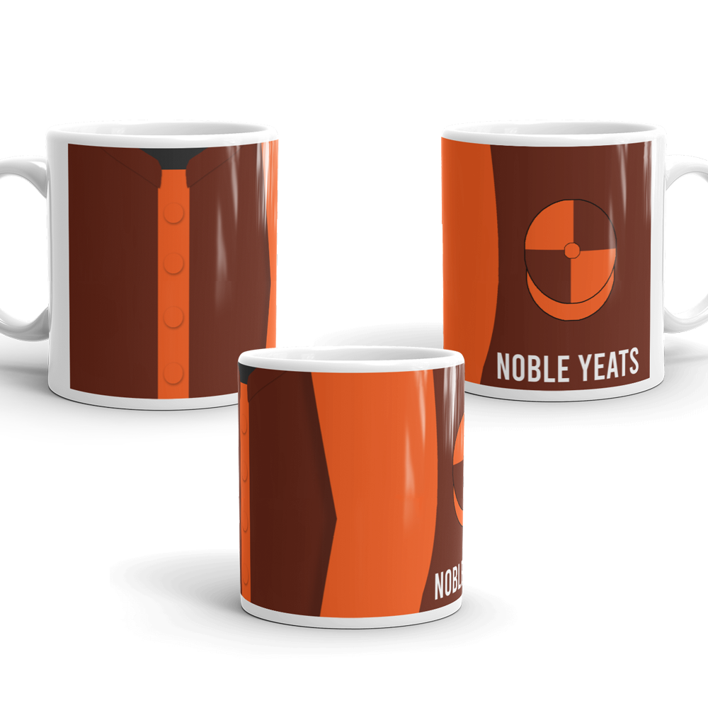 Noble Yeats Silks - 11oz Horse Racing Mug