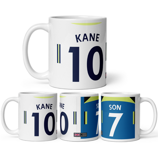 Tottenham - Personalised 2022/23 Home/Away Shirt Mug