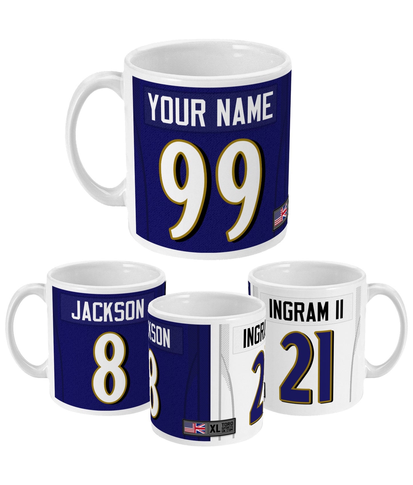 Baltimore - Personalised Home/Road Mug