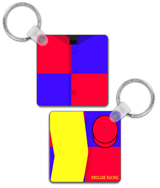 Brocade Racing - Double Sided Keyring