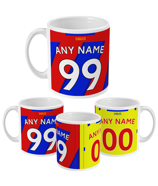 Crystal Palace - Personalised 2021/22 Home/Away Mug