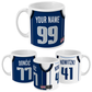 Dallas - Custom Personalised Basketball Jersey Mug