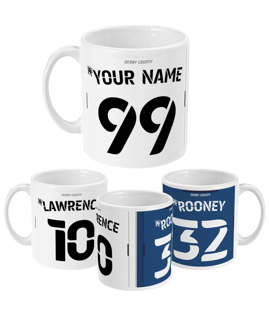 Derby County - Personalised Home/Away Mug