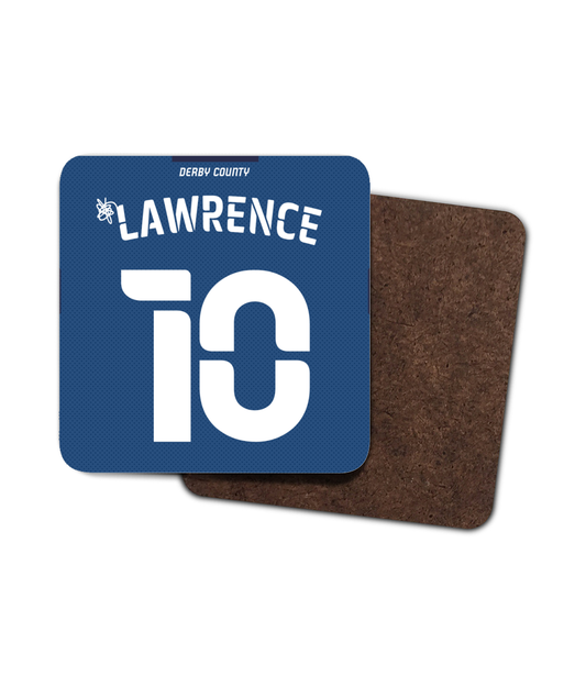 Derby County - Personalised Away Drinks Coaster