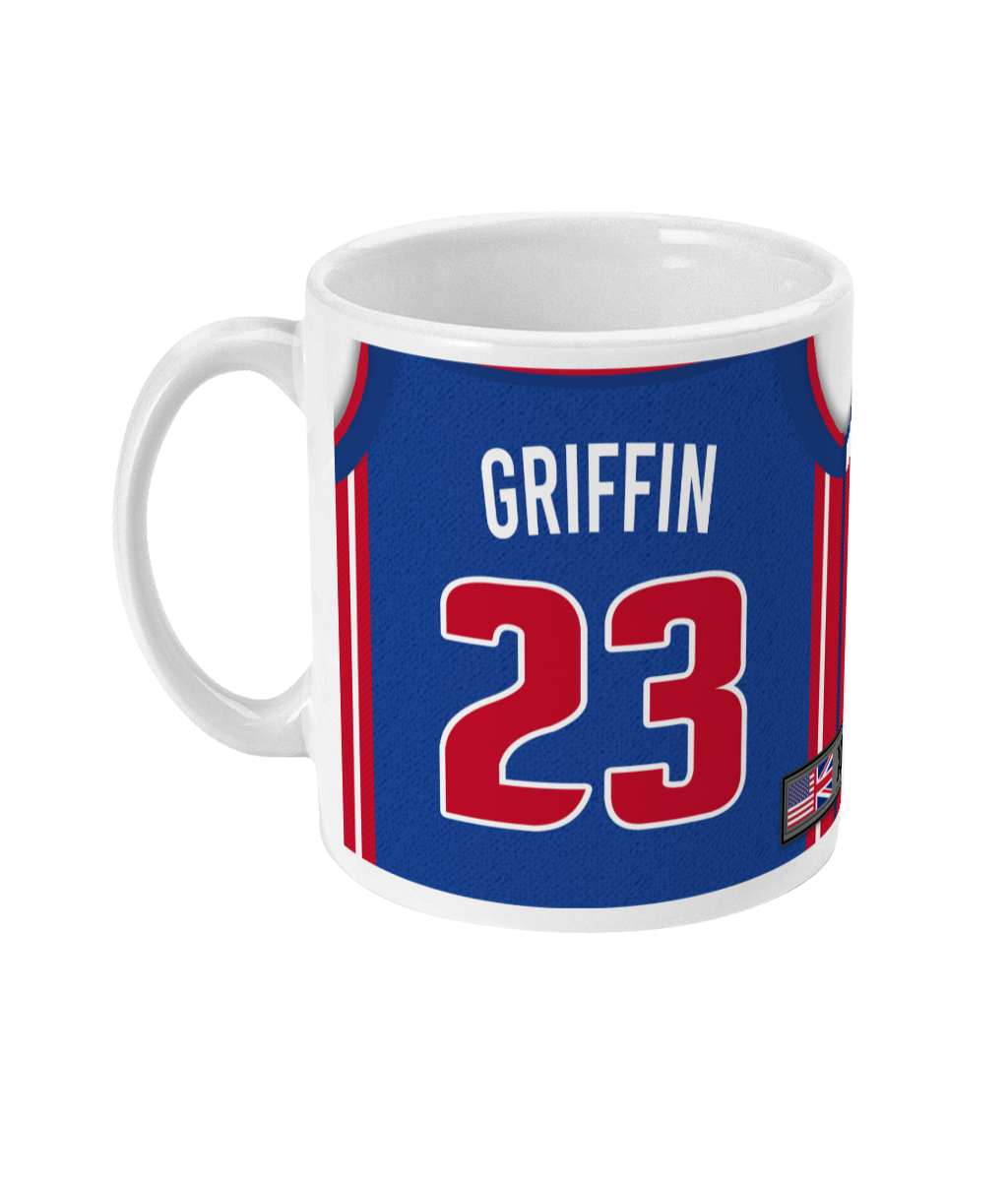 Detroit - Custom Personalised Basketball Jersey Mug