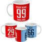 England Cricket One Day Home / Away Link Up Mug