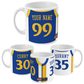 Golden State - Custom Personalised Basketball Jersey Mug