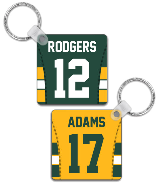 Green Bay - Personalised Keyring