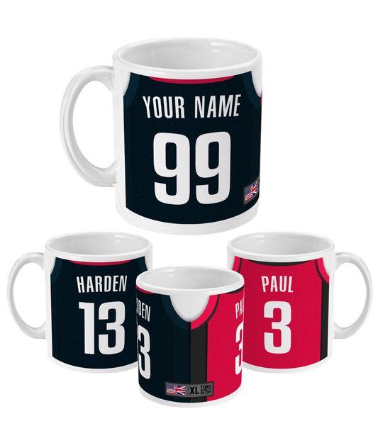 Houston - Custom Personalised Basketball Jersey Mug
