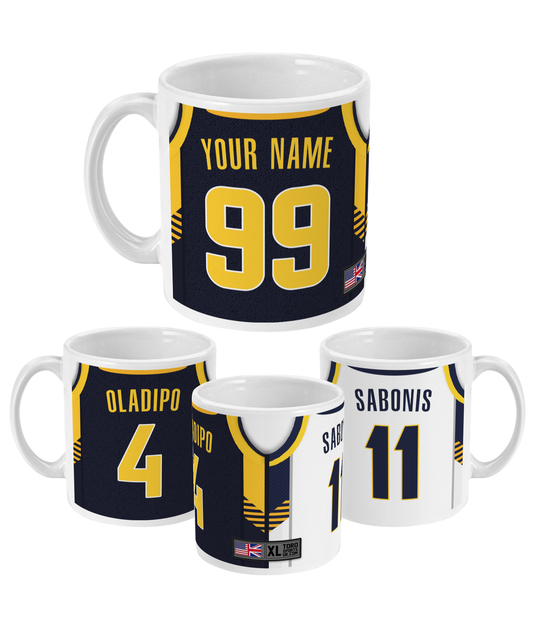 Indiana - Custom Personalised Basketball Jersey Mug