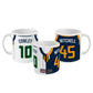 Utah - Custom Personalised Basketball Jersey Mug