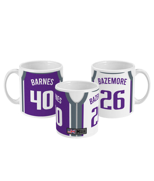 Sacramento - Custom Personalised Basketball Jersey Mug