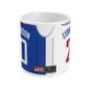 Los Angeles LAC - Custom Personalised Basketball Jersey Mug
