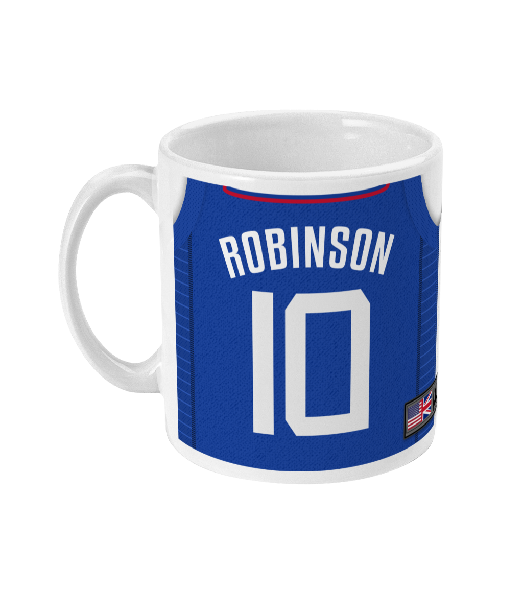 Los Angeles LAC - Custom Personalised Basketball Jersey Mug