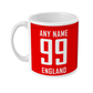 England Cricket 2021 - Personalised T20/ODI Mug