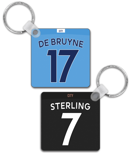 Man City - Personalised Keyring