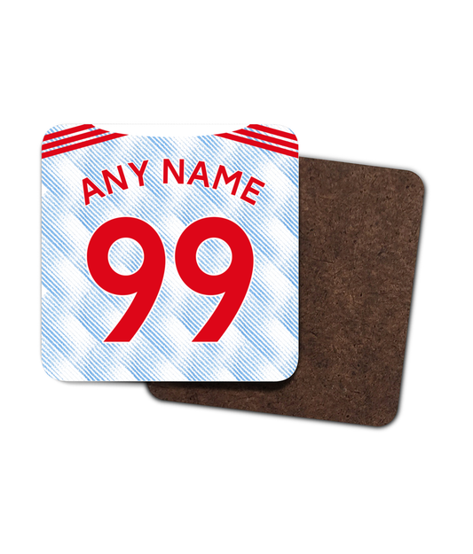 Man United - Personalised 2021/22 Away Drinks Coaster