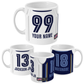 Memphis - Custom Personalised Basketball Jersey Mug