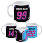Miami - CITY EDITION Custom Personalised Basketball Jersey Mug