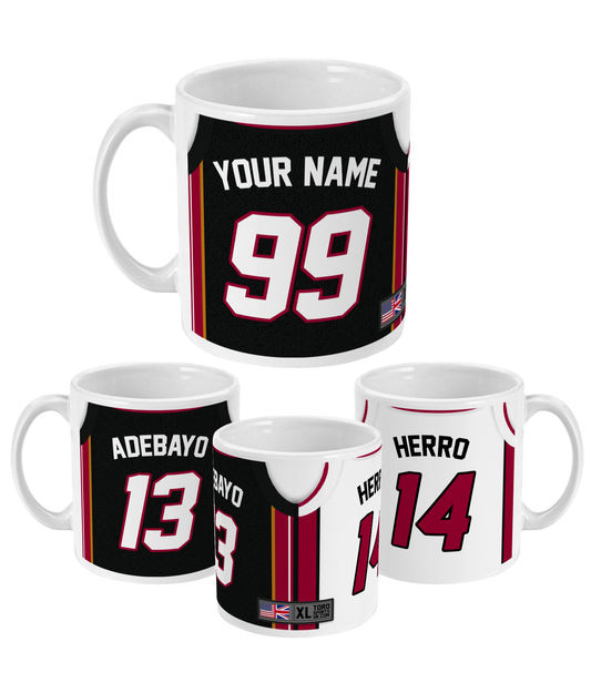 Miami - Custom Personalised Basketball Jersey Mug
