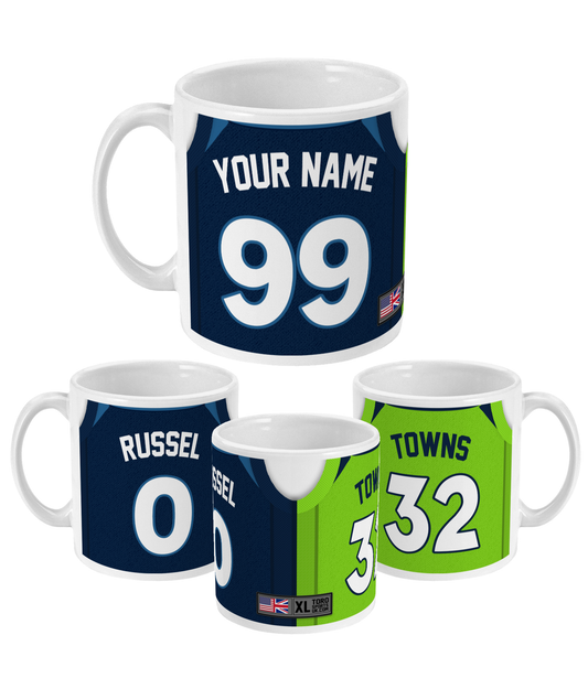 Minnesota - Custom Personalised Basketball Jersey Mug