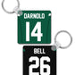 New York NYJ - Personalised Keyring