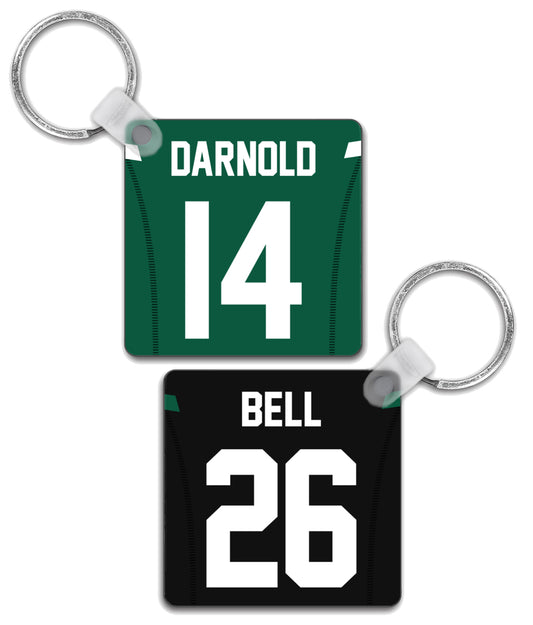 New York NYJ - Personalised Keyring