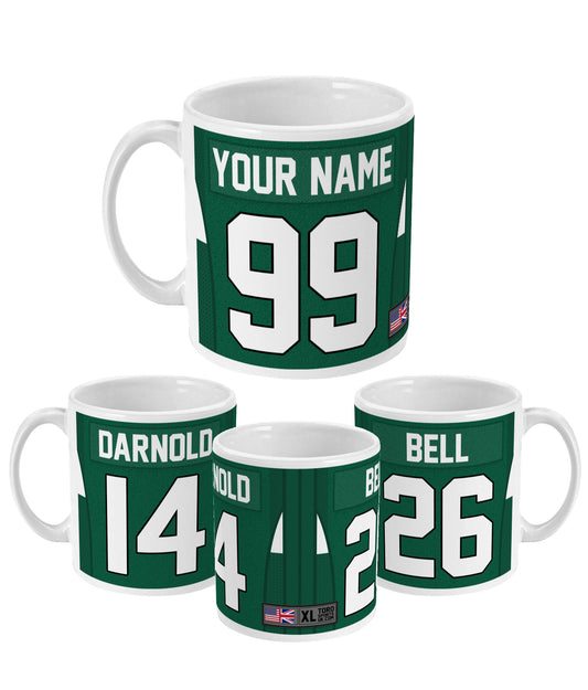 New York NYJ - Personalised Home Mug
